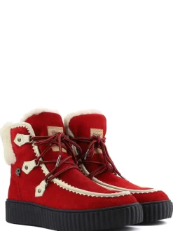 Pajar Winter Boots<Aby R Women'S Heritage Moccasin Boot Red/Bone