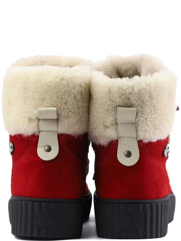 Pajar Heritage Canada Collection<Aby R Women'S Heritage Moccasin Boot Red/Bone