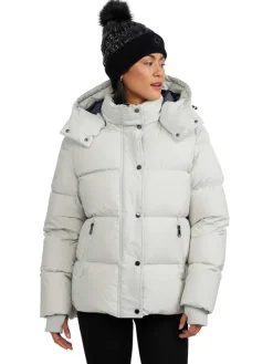 Pajar Fall/Winter<Adhara Women'S Boxy Fit Puffer Jacket Silver