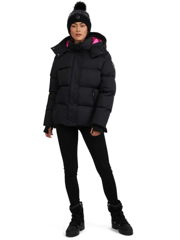 Pajar Puffers<Adhara Women'S Boxy Fit Puffer Jacket Black