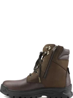 Pajar Winter Boots<Alex G Men'S Heritage Boot W/ Ice Grippers Dark Brown