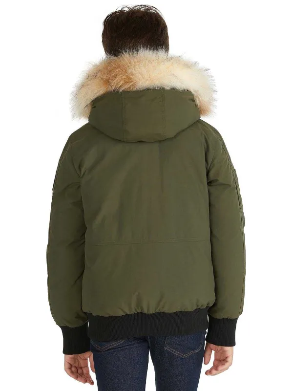 Pajar Jackets<Anderson Kids' Mixed-Media Bomber Military