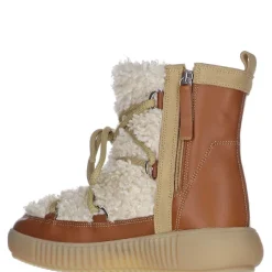 Pajar Winter Boots<Anet Short-Eco Women'S Suede And Faux Fur Boot Cuopio / Cream