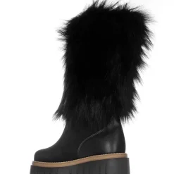 Pajar Oslo Collection<Anora-Eco Women'S Suede And Faux Fur Boot Black