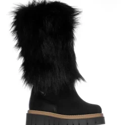 Pajar Oslo Collection<Anora-Eco Women'S Suede And Faux Fur Boot Black