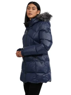 Pajar Fall/Winter<Ares Women'S Puffer Jacket W/Faux Fur Trim Graphite