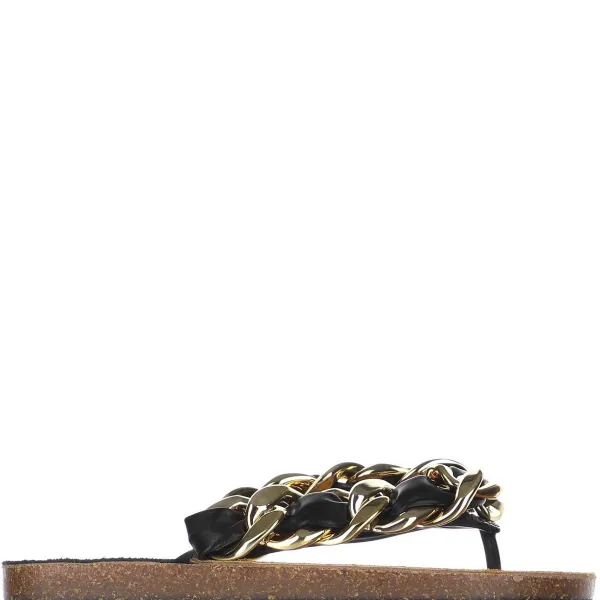 Pajar Sandals<Aruba Cadena Grande Women'S Sandal Black/Gold
