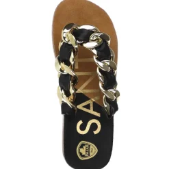 Pajar Sandals<Aruba Cadena Grande Women'S Sandal Black/Gold