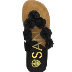 Pajar Sandals<Aruba Rosas Satin Women'S Sandal Black