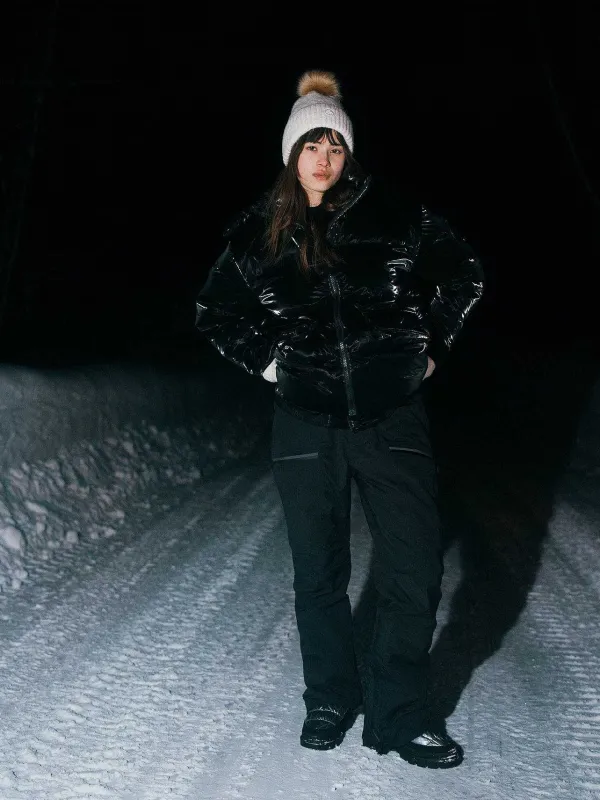 Pajar Puffers<Ascella Women'S Boxy Fit Short Puffer Jacket Black