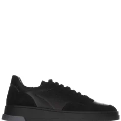 Pajar Sneakers<Ayala Women'S Mixed Material Sneaker Black Leather