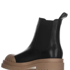 Pajar Casual Boots<Ayata Women'S Toe Cap Chelsea Boot Black Leather