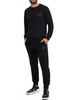 Pajar Fall/Winter<Bear Men'S Crew Sweatshirt Black