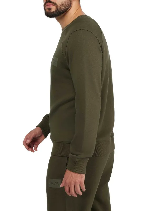 Pajar Tops<Bear Men'S Crew Sweatshirt Military