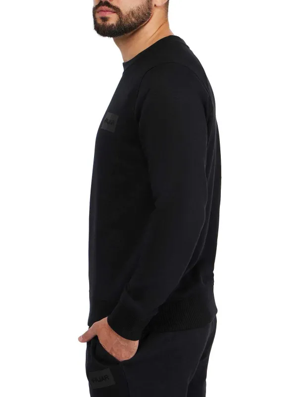 Pajar Tops<Bear Men'S Crew Sweatshirt Black