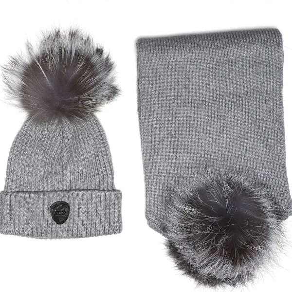 Pajar Scarves<Blaze Hat & Scarf Set Light Grey