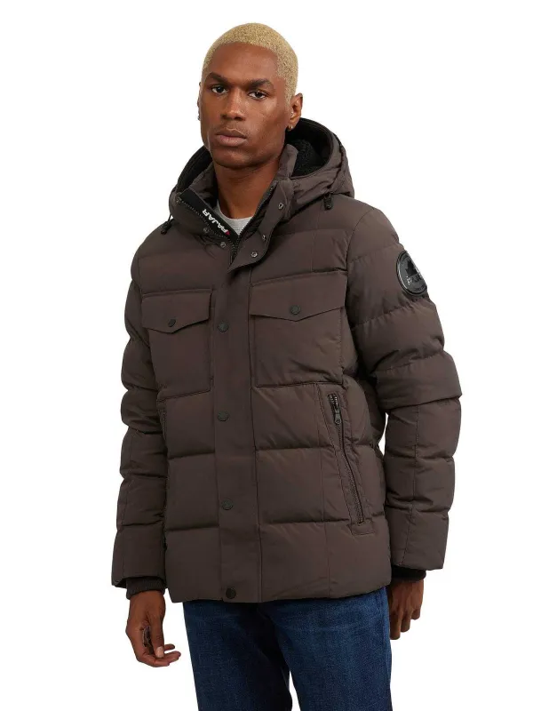 Pajar Puffers<Caelum Men'S Puffer Jacket Dark Oak