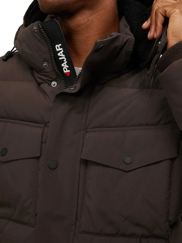 Pajar Puffers<Caelum Men'S Puffer Jacket Dark Oak