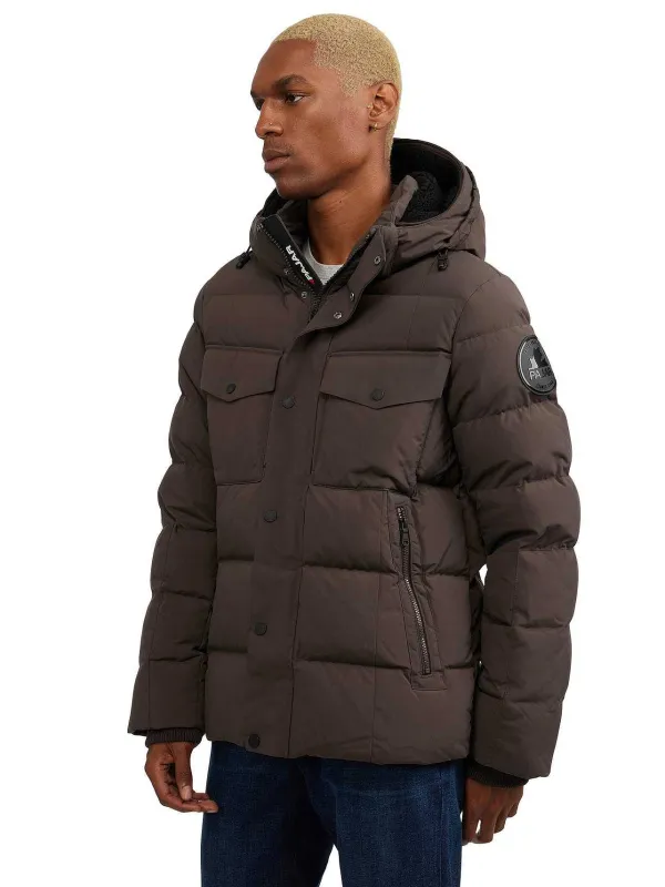 Pajar Puffers<Caelum Men'S Puffer Jacket Dark Oak
