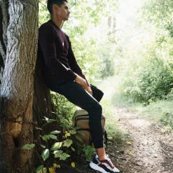 Pajar Sneakers<Cam Men'S Sneaker Black/Bordeaux
