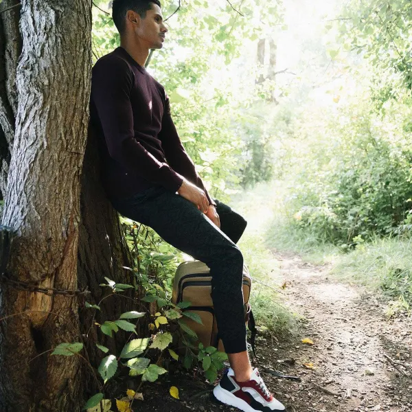 Pajar Sneakers<Cam Men'S Sneaker Black/Bordeaux