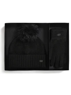 Pajar Ski<Celia Women'S Hat And Glove Set Black