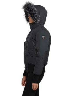Pajar Bombers<Cordova Women'S Bomber Jacket W/ Faux Fur Black