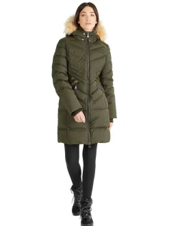 Pajar Puffers<Countess Women'S Puffer W/ Faux Fur Trim Military