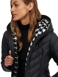 Pajar Fall/Winter<Cypress Women'S Featherless Puffer W/ Faux Fur Black