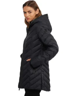 Pajar Puffers<Cypress Women'S Featherless Puffer W/ Faux Fur Black