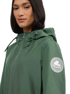 Pajar Rain Jackets<Dew Women'S Long Raincoat Olive