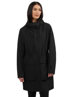 Pajar Rain Jackets<Dew Women'S Long Raincoat Black