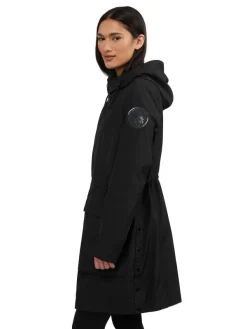 Pajar Rain Jackets<Dew Women'S Long Raincoat Black