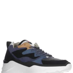 Pajar Sneakers<Dezer Men'S Sneaker Black/Blue/Dark Teal