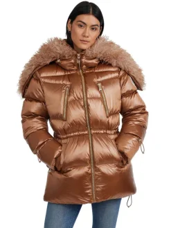 Pajar Fall/Winter<Electra Women'S Boxy Fit Puffer Jacket Copper