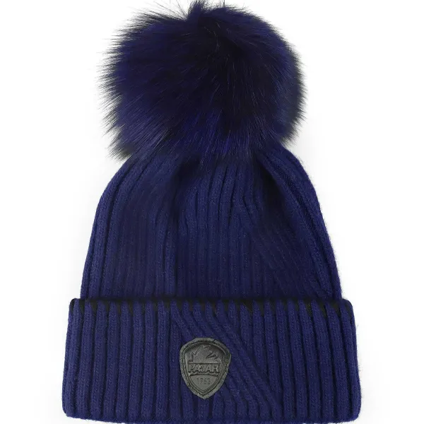 Pajar Hats And Headwear<Emma Knitted Pompom Hat Navy