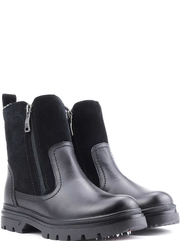 Pajar Heritage Canada Collection<Evita-S Women'S Heritage Ankle Boot W/ Ice Gripper Black