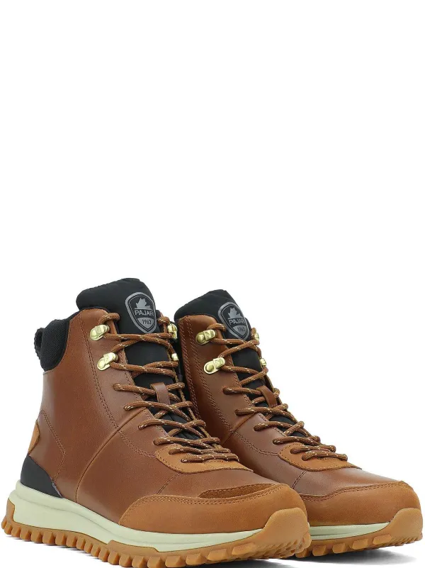 Pajar Sneaker Boots<Fortuo Men'S Sneaker Boot Cognac/Black