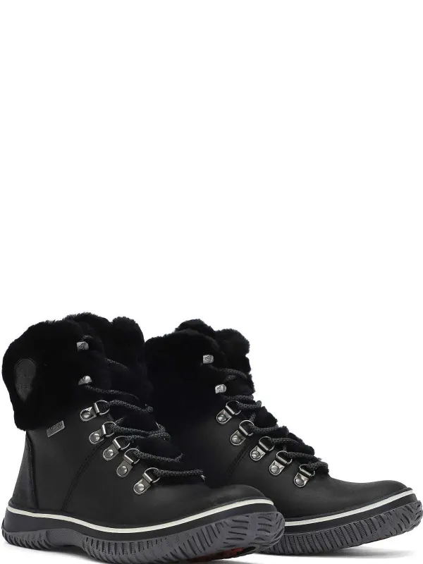 Pajar Fall/Winter<Galat Women'S Lace-Up Boot Black
