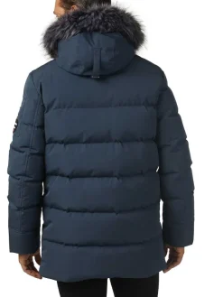 Pajar Fall/Winter<Hamilton Men'S Quilted Parka W/Faux Fur Trim Navy