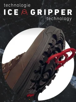 Pajar Ice Gripper<Helicon Women'S Boot W/ Ice Grippers White Marble
