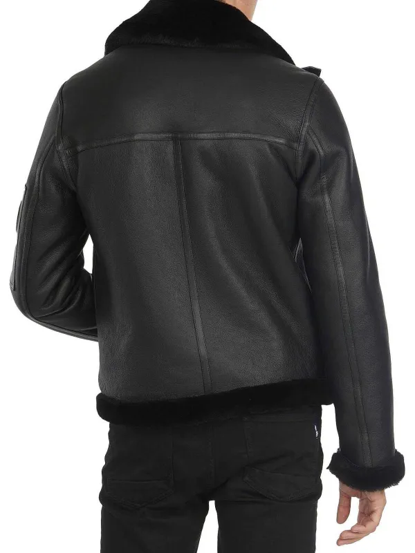 Pajar Bombers<Heritage Aviator Men'S Sheepskin Jacket Black/Black