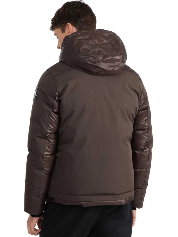 Pajar Puffers<Hoku Men'S Mixed-Media Jacket Dark Oak