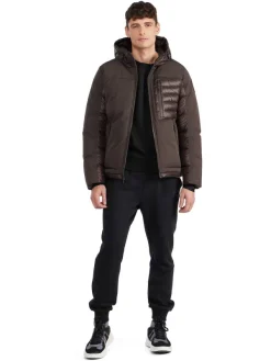 Pajar Fall/Winter<Hoku Men'S Mixed-Media Jacket Dark Oak