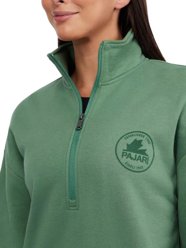 Pajar Fall/Winter<Huron Women'S Half-Zip Sweatshirt Olive
