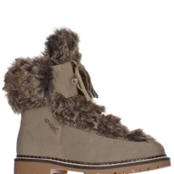 Pajar Winter Boots<Imola-Eco Women'S Velvet Suede Boot Safari / White