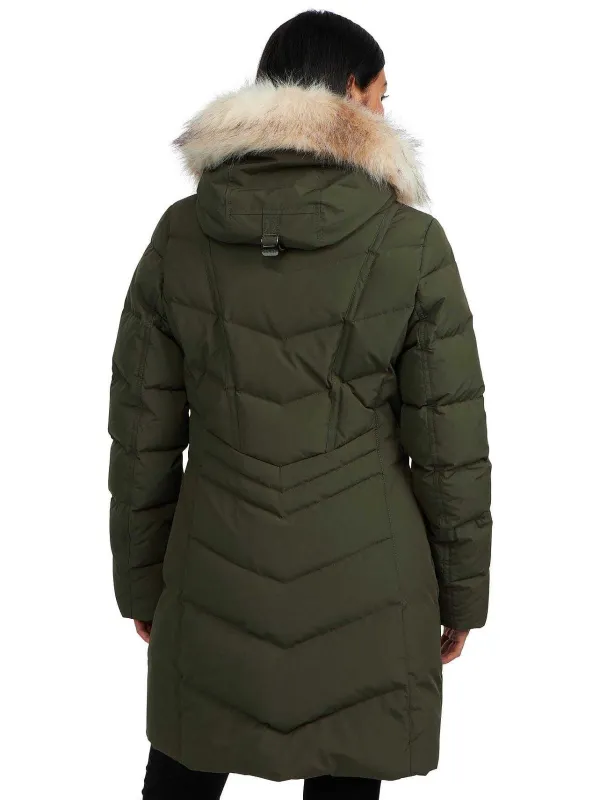 Pajar Puffers<January Women'S Quilted Puffer W/ Faux Fur Military