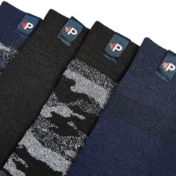 Pajar Fall/Winter<Jayk Men'S Full Cushion Thermal Socks 4-Pack Multi