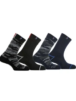 Pajar Fall/Winter<Jayk Men'S Full Cushion Thermal Socks 4-Pack Multi