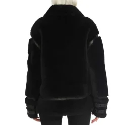 Pajar Premium Shearling<Jenny Women'S Front Zip Shearling Jacket Black/Black